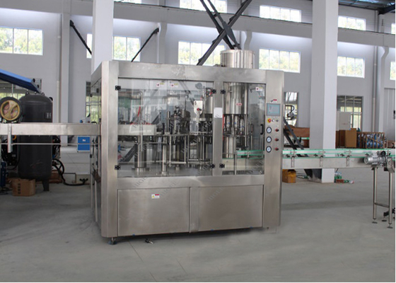 China Bottle Carbonated Soft Drink Filling Machine , Liquid Filling And Sealing Machine supplier